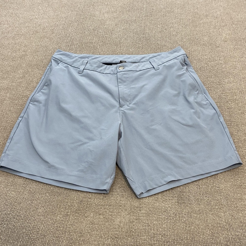 Lululemon Shorts Grayish Blue 9 In Chino Stretch Golf Lightweight Pockets Men 34